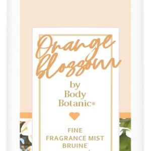 Orange Blossom Alcohol-free Perfume Fine Fragrance Mist by Body Botanic 5 Fl Oz 148 mL - Formulated with Botanicals and the Dreamy Fragrance of Orange Blossoms in Full Bloom