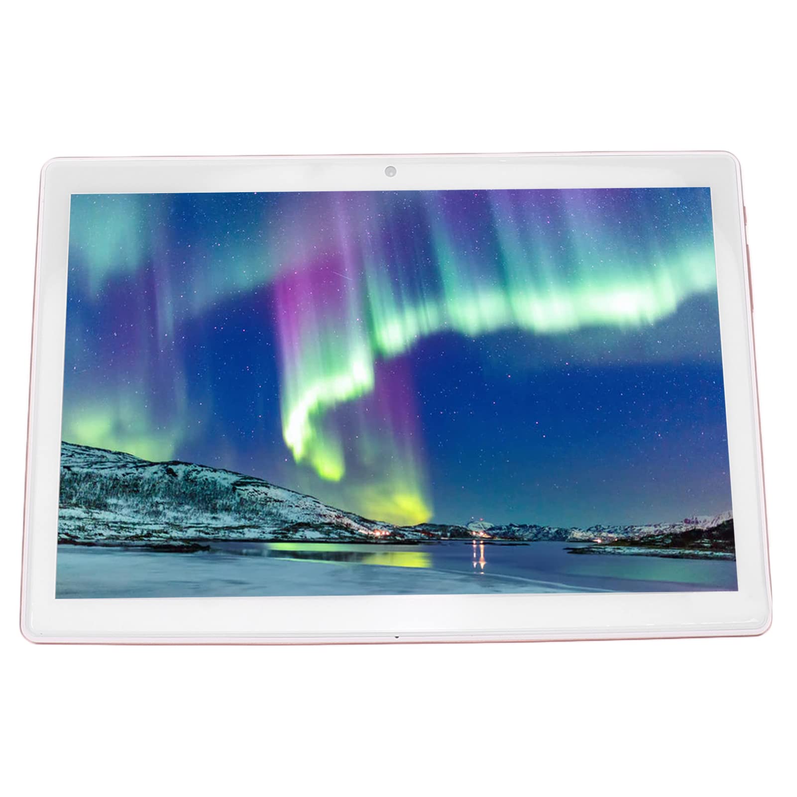 10.1 Inch HD Ultra Thin Tablet, Quad Core 2GB 32GB ROM TF 32GB Tablet PC for Android 10.0, Metal High Gloss Body, 2MP/5MP Dual Camera, 4000mAh, Bluetooth, GPS(US