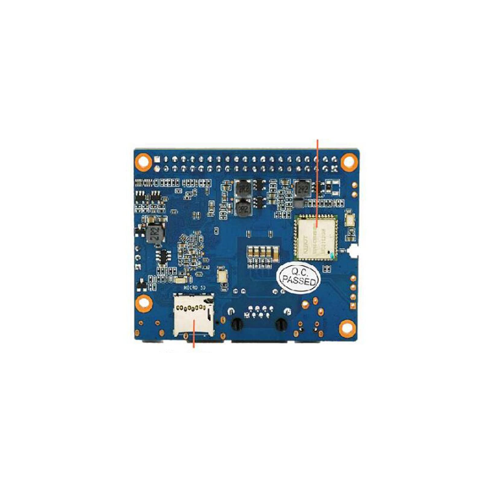 Banana Pi BPI-P2 Zero Allwinner H3 Quad-core Single Board Computer Onboard 100M LAN Ethernet Port Support Android Linux for IOT and Smart Home Gateway