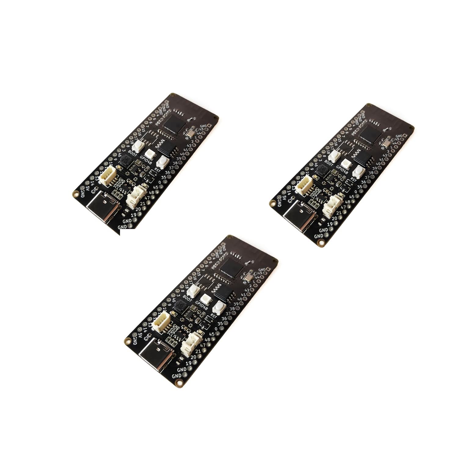 Banana Pi BPI-Leaf-S3 ESP32-S3 Development Board 2.4GHz Dual-Mode Single Board Computer with 10uA Power Consumption for IoT Connectivity Support ESP-IDF and Micropython (3PCS)