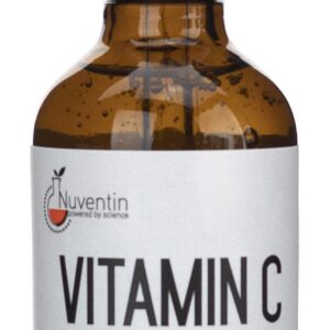 Nuventin Pure Vitamin C Facial Serum Skin Care Anti-Aging Moisturizer Vitamin C Face Booster W/Antioxidants For Dry Skin, Age Spots, Sun Damaged Skin, Wrinkle Repair, & Uneven Skin Tone, 1.75 Fl Oz