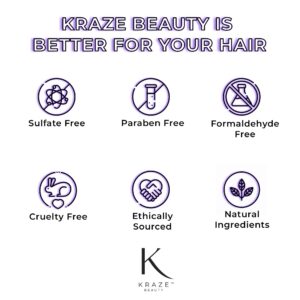 kraze beauty Deep Shampoo For Oily and Damaged Hair Sulfate And Paraben Free (16 Fl Oz.)