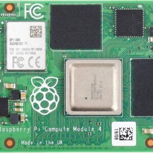 Raspberry Pi Compute Module 4 The Power of Raspberry Pi 4 in A Compact Form Factor, 8GB eMMC 1GB RAM, 2.4/5.0GHz Wi-Fi & Bluetooth 5.0 (CM4101008)