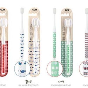 LENITH [Pack of 10] NEW CLIO Designer Toothbrush My Brush Set