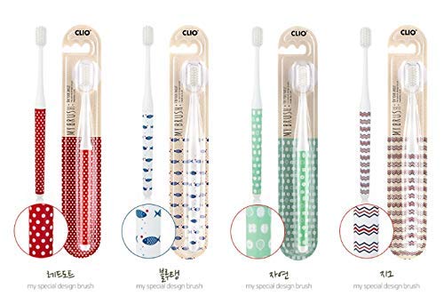 LENITH [Pack of 10] NEW CLIO Designer Toothbrush My Brush Set