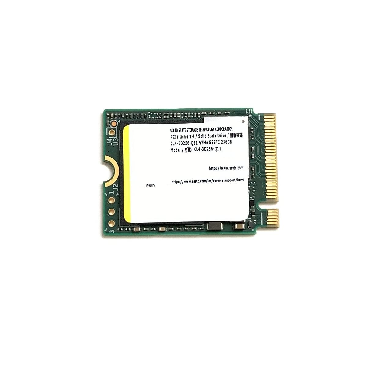 Lite-On SSSTC SSD 256GB M.2 2230 30mm NVMe PCIe 4.0 Gen4 x4 CL4-3D256-Q11 Solid State Drive for Surface Pro Steam Deck Dell HP Lenovo Laptop Ultrabook Tablet