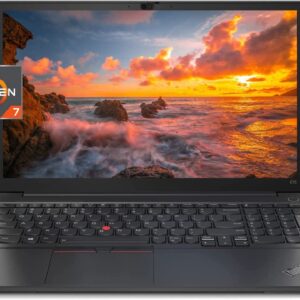 Lenovo ThinkPad E15 Gen 4 Business Laptop, 15.6" FHD IPS Display, AMD Ryzen 7 5825U Processor, HDMI, FHD Webcam, WiFi 6, Fingerprint Reader, Backlit Keyboard, Windows 11 Pro (40GB RAM | 2TB SSD)