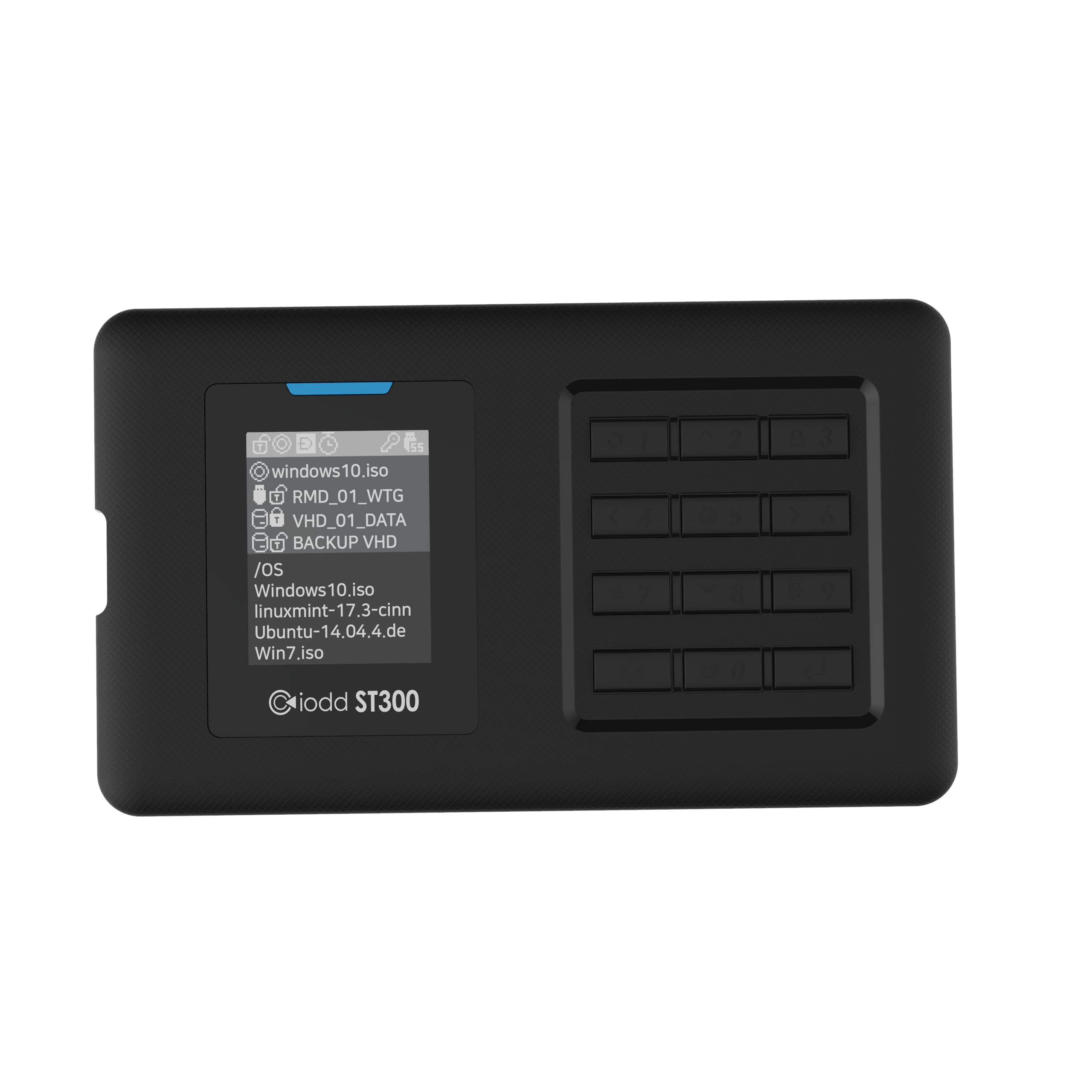 iodd ST300 2.5 inch(7mm) Enclosure/USB-C/Bootable Virtual ODD&HDD/Write Protect / 2531