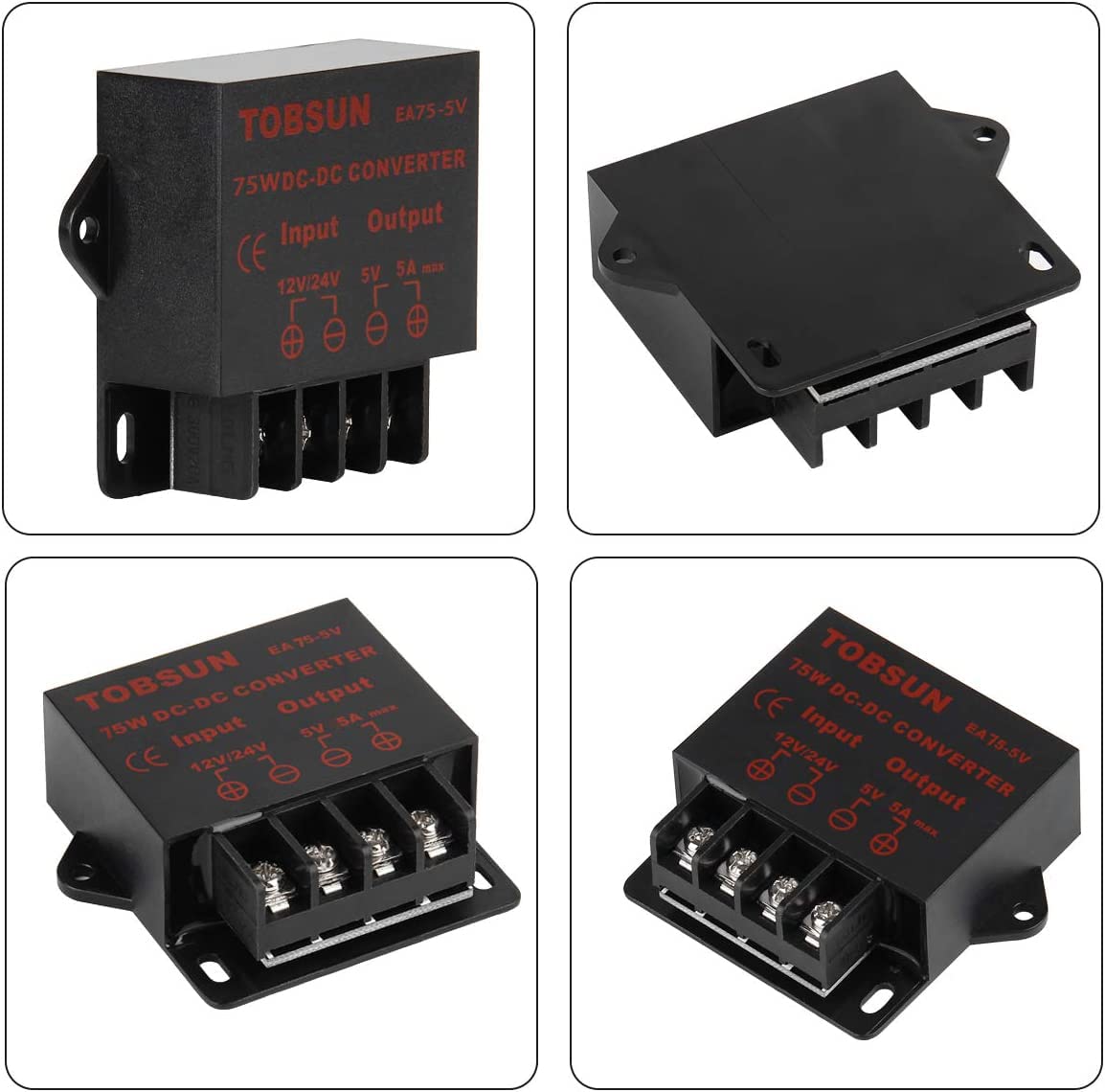 DC-DC Buck Converter 12V 24V Step Down to 5V 5A 25W Voltage Regulator Power Converter Adapter Module Transformer