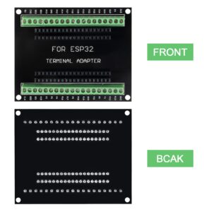 QCCAN 4PCS ESP32 Breakout Board GPIO 1 into 2 Compatible for 38PIN Narrow Version ESP32 ESP32S Development Board