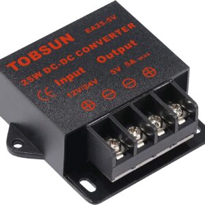 DC-DC Buck Converter 12V 24V Step Down to 5V 5A 25W Voltage Regulator Power Converter Adapter Module Transformer