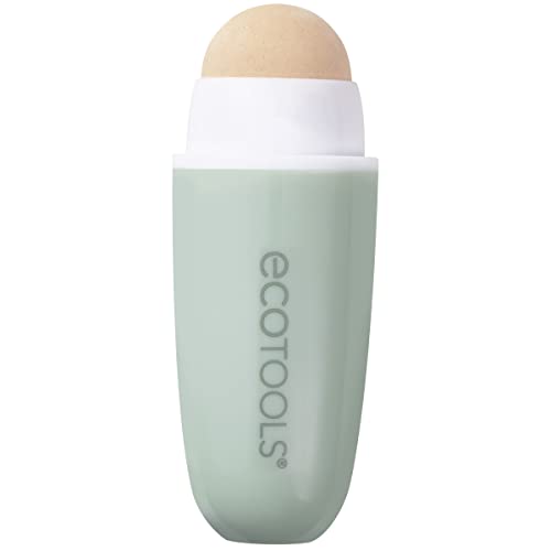 EcoTools Reusable Shine Control Oil Absorbing Facial Roller, Oil Absorbing Volcanic Ash Face Roller, For Oily Skin, Cruelty Free Facial Skincare Tool, Perfect For On The Go, 1 Count