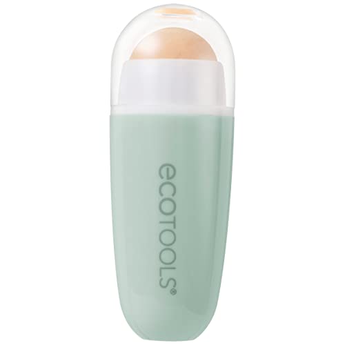 EcoTools Reusable Shine Control Oil Absorbing Facial Roller, Oil Absorbing Volcanic Ash Face Roller, For Oily Skin, Cruelty Free Facial Skincare Tool, Perfect For On The Go, 1 Count