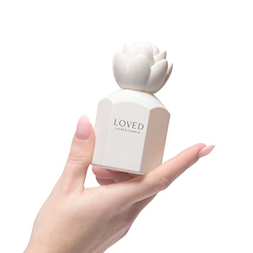 Loved Eau de Parfum by Lauren Conrad - Fragrance for Women - Feminine, Floral Scent with Notes of Citrus, White Tea, Jasmine, and Peony - 1.7 Fl Oz