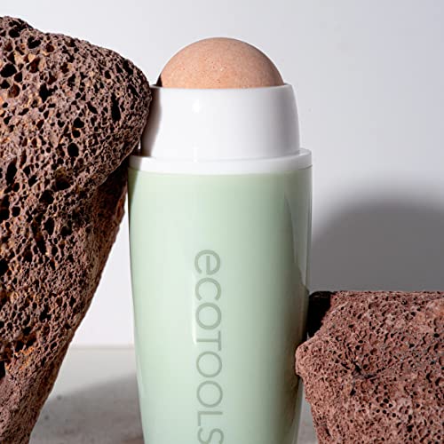 EcoTools Reusable Shine Control Oil Absorbing Facial Roller, Oil Absorbing Volcanic Ash Face Roller, For Oily Skin, Cruelty Free Facial Skincare Tool, Perfect For On The Go, 1 Count