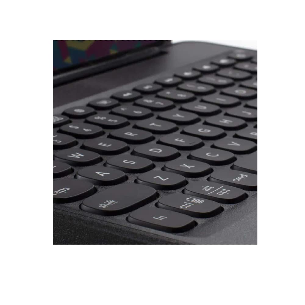 ZAGG Rugged Education Keyboard for Apple iPad 10.2" (7th & 8th Gen) 6FT Drop Protection | Durable | Black