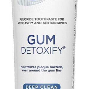 Crest Gum Detoxify Toothpaste, Deep Clean, Travel Size, 0.85 oz (24g)- Pack of 10