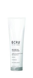 ecru new york deep conditioner | 7 oz. restorative conditioner & hair detangler with biotin for dry, damaged hair