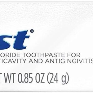 Crest Gum Detoxify Toothpaste, Deep Clean, Travel Size, 0.85 oz (24g)- Pack of 10