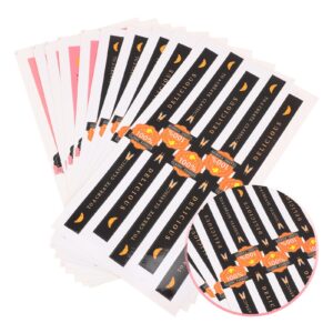 Stocking Stuffer 50Pcs Wrapping Seal Decals Package Sticker Box Seal Decal Stickers Self- Adhesive Food Retail Sealing Stickers