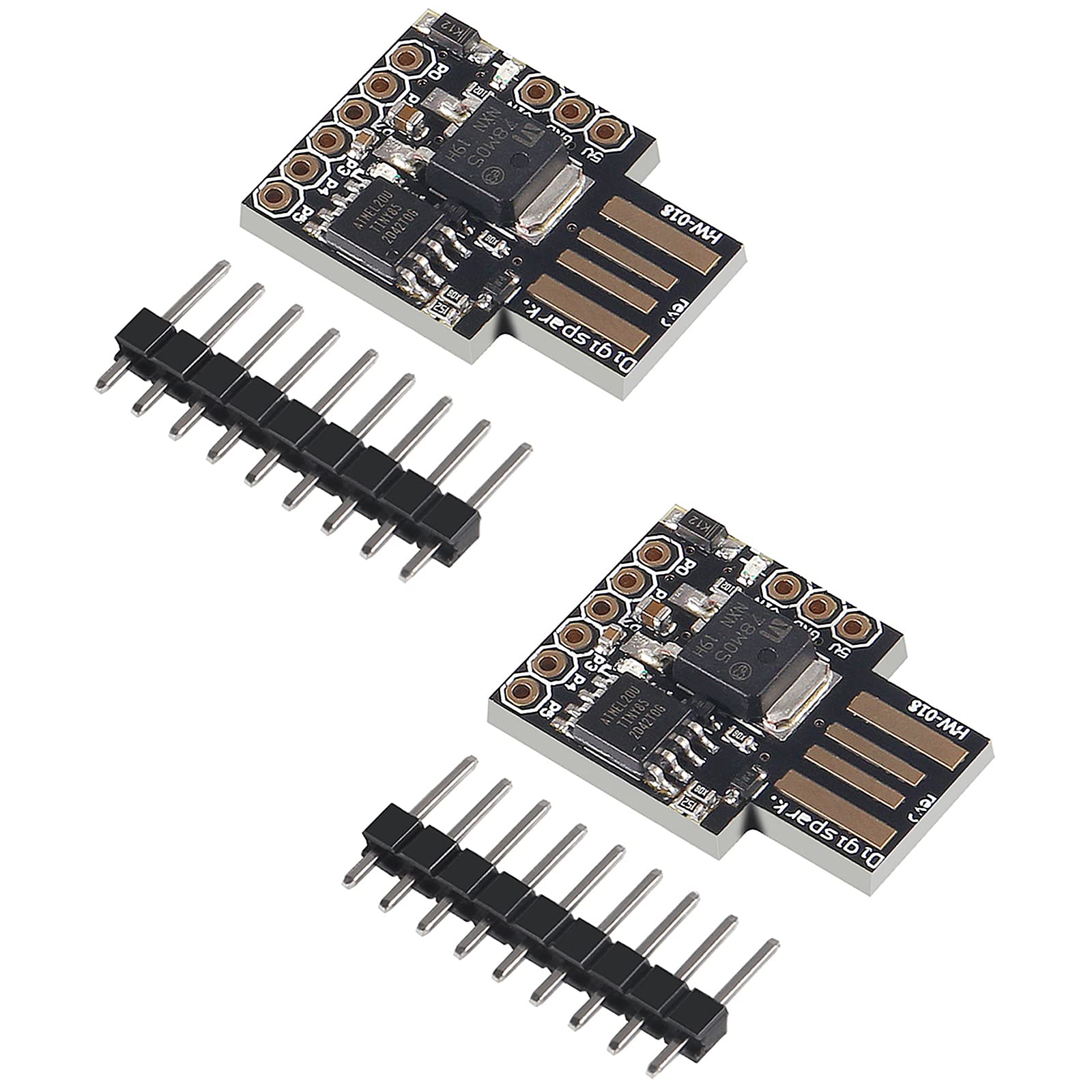 AITIAO 2Pcs Digispark Kickstarter Attiny85 Micro USB Development Board Module