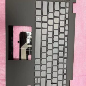 LTPRPTS Replacement Laptop Upper Case Palmrest Backlit Keyboard Assembly Part for Lenovo Flex 5-14IIL05 ARE05 ITL05 5CB0Y85490 Gray