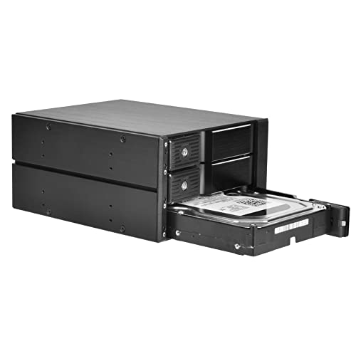 SilverStone FS303-12G Two 5.25" Bay to Three 3.5" SAS-12G / SATA 6Gbit/s trayless hot-swap cage, SST-FS303B-12G