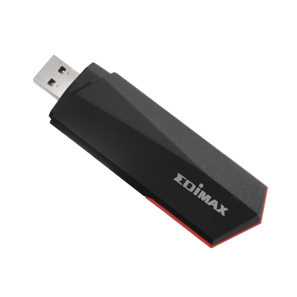 EDiMAX Wi-Fi 6 AX1800 USB 3.0 Adapter | Dual Band, 1201Mbps (5GHz), 573Mbps (2.4GHz) | MU-MIMO + OFDMA for Lower Latency and Multiple Streams | Windows 10/11 Support | EW-7822UMX