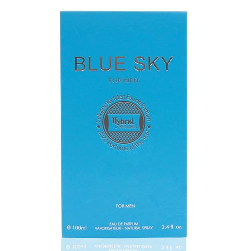 Hybrid & Company Blue Sky for men Men’s Classic Scent Perfume Eau De Toilette Spray 100 ML