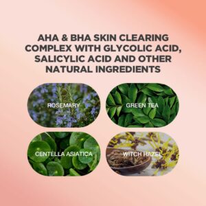 Butt Acne & Ingrown Hair Treatment Serum | AHA & BHA Butt Acne and Ingrown Hair Treatment For Bikini Area | Get rid of Butt Acne, Ingrown Hair, Back Acne, Strawberry Legs, KP and Razor Bump | After Waxing Skin Care | Glycolic and Salicylic Acid Body Serum