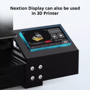 Nextion 3.5″ Enhanced HMI Display Module NX4832K035 Resistive LCD-TFT Touch Screen 480 * 320, Nextion Display with RTC Function and 8 Digital GPIOs, Suitable for 3D Printers, Vehicle HMI, etc.