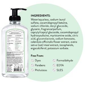 J.R. Watkins Gel Hand Soap with Dispenser, Moisturizing Hand Wash, All Natural, Alcohol-Free, Cruelty-Free, USA Made, Vanilla Mint, 11 fl oz, 3 Pack