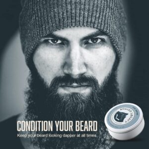 Rugged Legacy - Beard Balm, The Grind 2oz Beard Balm for Men, Scented Beard Balm with Notes of Coffee & Fresh Bergamot, Beard Balm Made with Natural Oils that Enrich Your Entire Beard - Roots To End