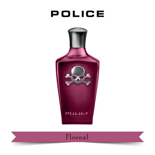 Police Potion Love For Her for Women - An Amber, Woody Scent - Notes Of Sweet Bergamot, Rose, And White Musk - Sleek, Dreamlike Container That Inspires The Senses - 3.4 Oz EDP Spray