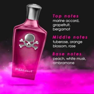 Police Potion Love For Her for Women - An Amber, Woody Scent - Notes Of Sweet Bergamot, Rose, And White Musk - Sleek, Dreamlike Container That Inspires The Senses - 3.4 Oz EDP Spray