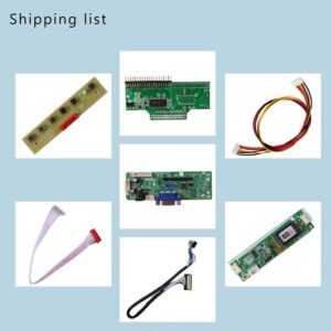 FanyiTek VGA LCD Controller Board for 10.4inch 640x480 AA104VB04 31pin 2CCFL Backlight CMOS TFT LCD Screen