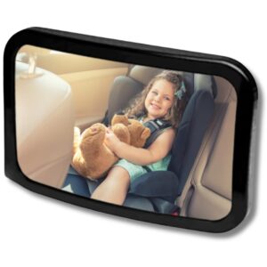 LmtLessDeals Baby Car Mirror Shatterproof Safely Monitor Infant Child in Rear Facing Seat Crash Test Rear Facing Car Mirror XL Wide Angle