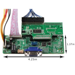 FanyiTek VGA LCD Controller Board for 10.4inch 640x480 AA104VB04 31pin 2CCFL Backlight CMOS TFT LCD Screen