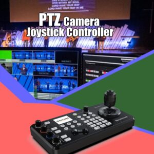 AVKANS 30X NDI PTZ Camera Kits IP Joystick Controller for Video Production