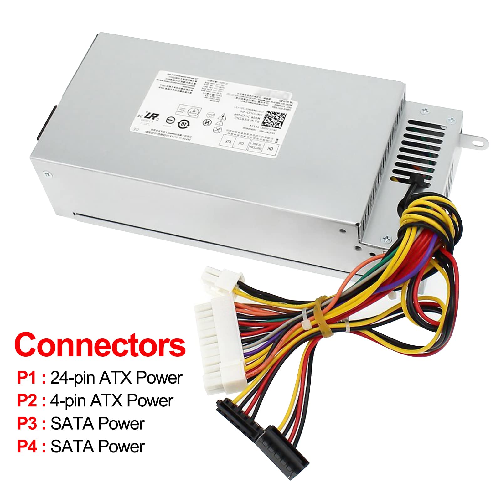 LXun L220AS-00 220W Power Supply Compatible with Dell Inspiron 3647 660s Acer X1420 X3400 eMachines Gateway Series Delta DPS-220UB A Liteon PS-5221-03DF H220AS-00 L220NS-00 650WP P3JW1 R82HS D220ES-01