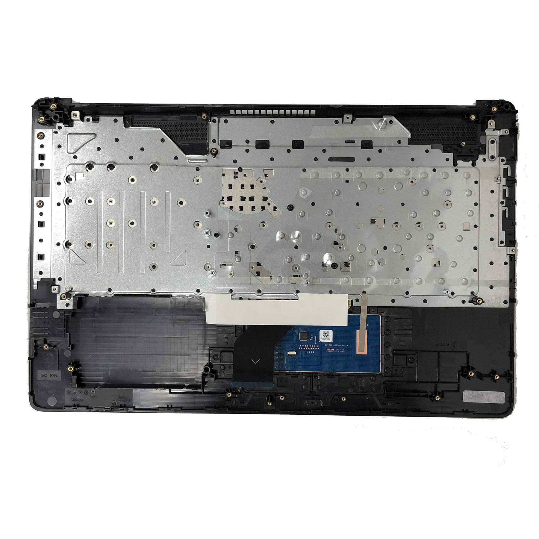 wzqrps Replacement Laptop Upper Case Palmrest Keyboard Touchpad Assembly Part 2019 for HP 17 BY17 CA 17T-BY100 17-by0xxx 17-ca1xxx 17T-BY200 17-by1xxx 17Z-CA100 17-by2xxx L48409-001