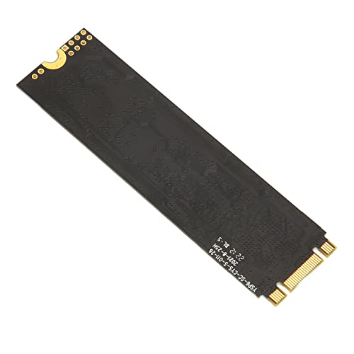 Gaeirt Laptop M.2 NGFF SSD, PCB Material SSD for Laptop Quiet Operation Low Temperature 128G Cache for Home for Office