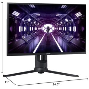 SAMSUNG Odyssey G3 Series 27-inch FHD 1080p Gaming Monitor, 144Hz, 1ms, Height Adjustable Stand, 3-Sided Border-Less, FreeSync Premium, with MTC HDMI Cable