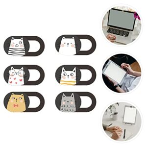 SOLUSTRE Computer Camera Cover Slide 6pcs/ Set Webcam Phone Webcam Cover Tablet Camera Privacy Cover Laptop Webcam Cover Privacy Cover Slide Laptop Camera Hide Cover