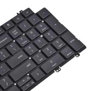 Replacement Keyboard for Dell Latitude 5520 5530 5540 5521 5531, Precision 3560 3570 3580 3561 3571 3581 Laptop with Backlit US Layout P/N: N7N16 0N7N16