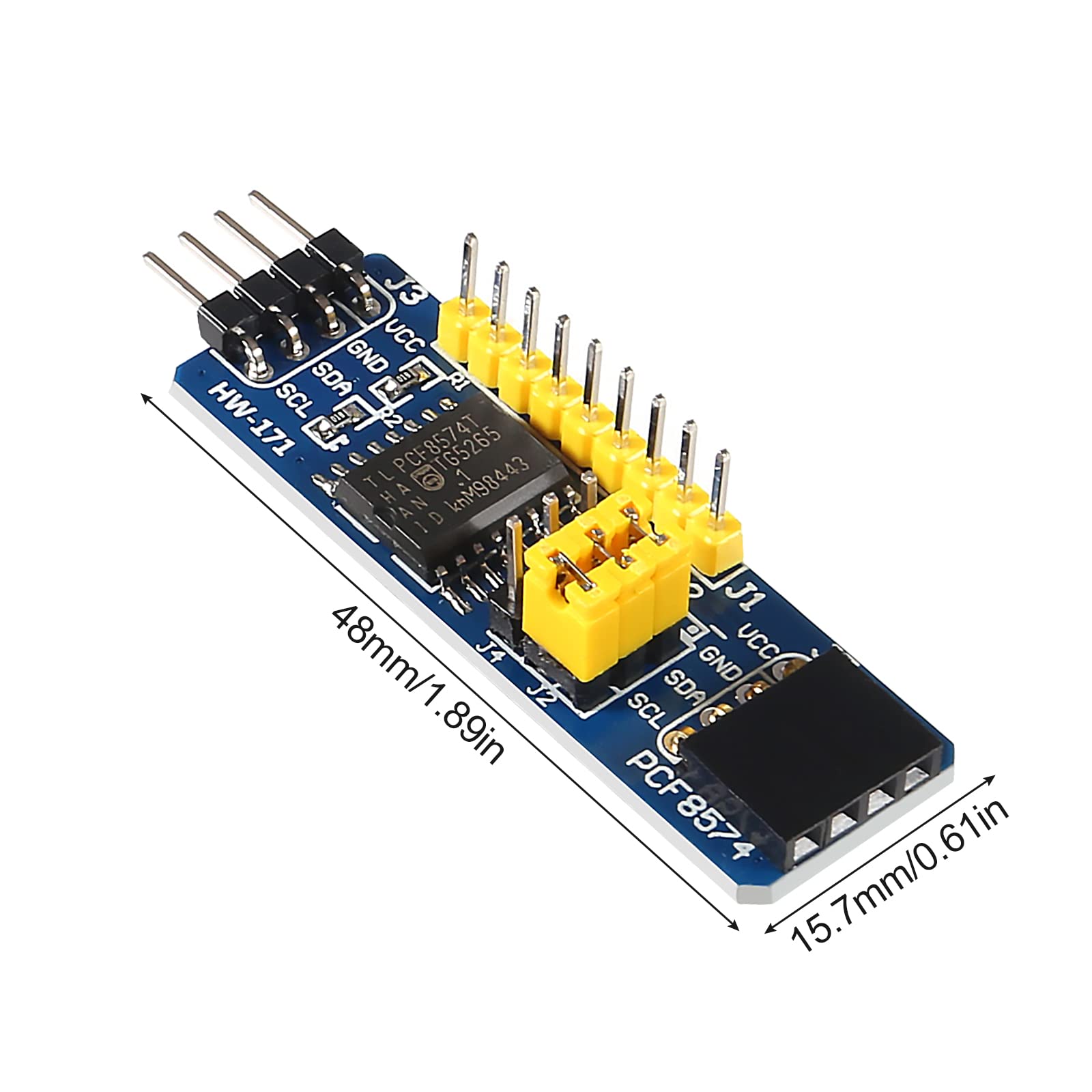 Diitao 10PCS PCF8574T PCF8574 IO Expansion Board I2C IO Expander Module I/O Expander I2C-Bus Evaluation Development Module