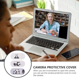 UKCOCO 6 Pcs Privacy Cover Phone Webcam Cover Tablet Protector Laptop Webcam Protector Laptop Webcam Cover Privacy Lens Cover Creative Webcam Cover Webcam Camera Cover Privacy Protector