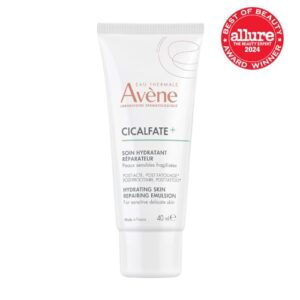 Eau Thermale Avène Cicalfate+ Hydrating Skin Recovery Emulsion - Post-Procedure & Post-Tattoo Restoration - Postbiotic Skincare - Non-Comedogenic & Paraben-Free - 1.3 fl. oz.