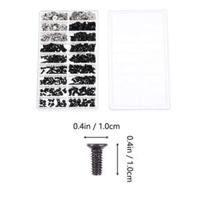 SOLUSTRE Laptop Accessories Pc Accessories 1 Set Flat Computer Repair Fittings Flat Screws Screws for Computer Repairing Screw Countersunk Screw Laptop Accessories Pc Accessories