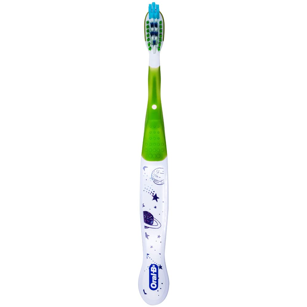 Oral-B Pro-Health Junior CrossAction Galaxy Toothbrush, Ages 6+, Soft - Pack of 6